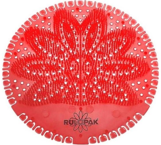 Изображение товара Листовой дезодоратор для писсуаров Комус красный, 1 шт 1367115