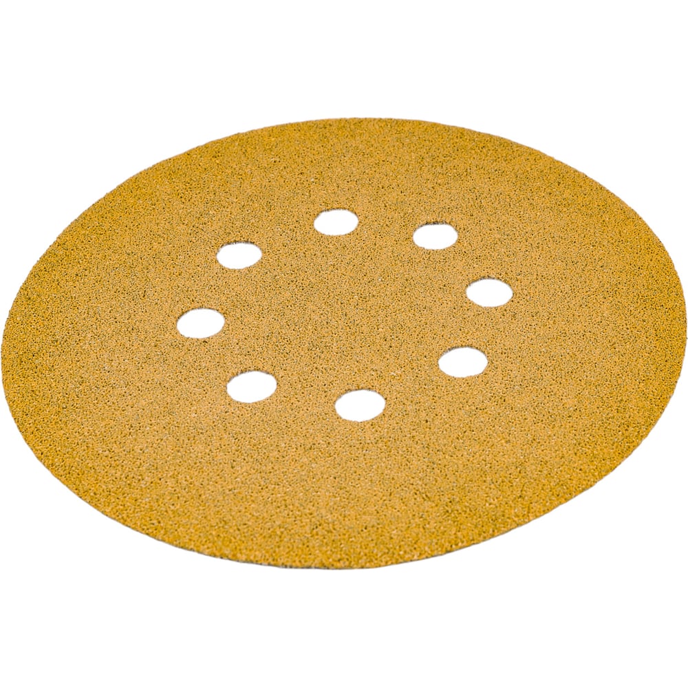 Изображение товара Диск абразивный с липучкой Sandpaper yellow 150 мм 8 отверстий BRUSHTEX