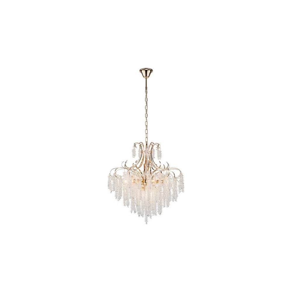 Подвесной светильник ESCADA E14*40W Gold 2108/8P