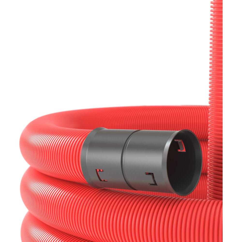 Гибкая двустенная труба для кабельной канализации DKC труба водосточная 3000x90 мм красный