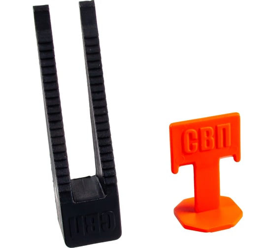 Изображение товара Система выравнивания плитки Зажим "Флажок" + Клин (1.4 мм; 40 шт.) DECOR 339-4040