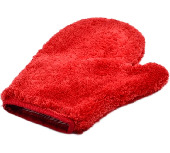 Изображение товара Варежка цветная однотонная (красная) A-VM VA4092-R