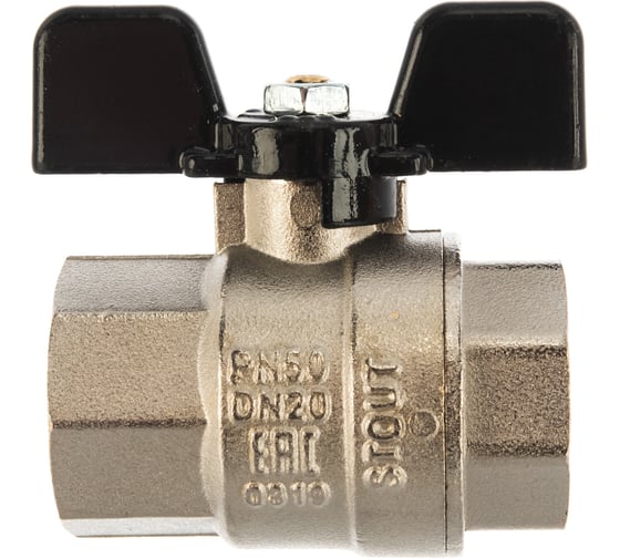 Изображение товара Шаровой полнопроходной кран STOUT ВВ 3/4 SVB-0002-000020 RG008Q0LA66MAJ