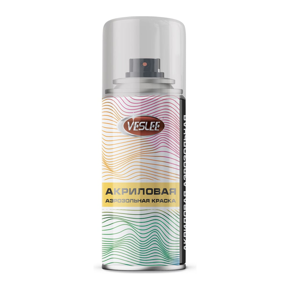 Изображение товара Аэрозольная краска Veslee 100ml желтая VL-P2E 1018 для резины и пластика
