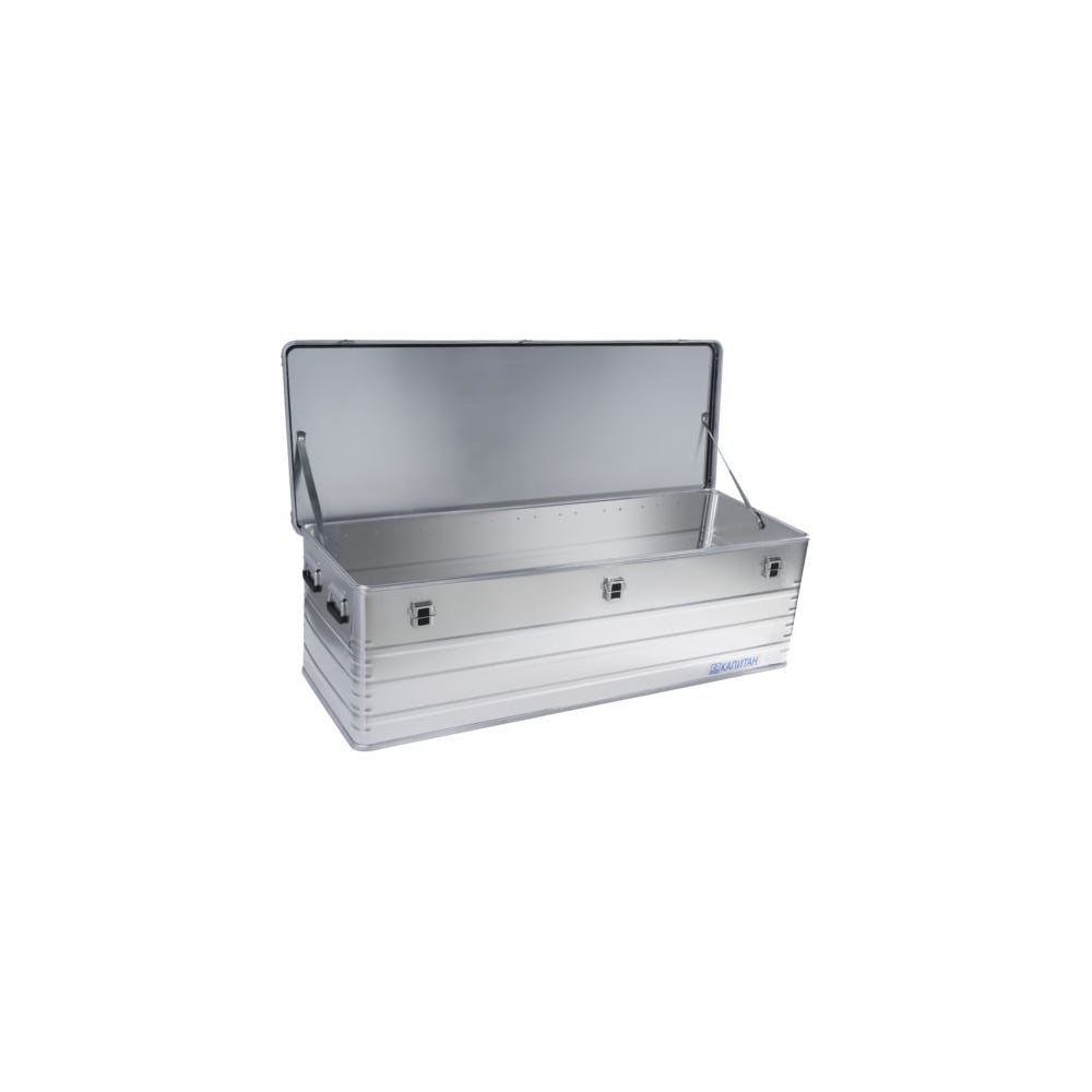 Изображение товара Алюминиевый ящик Капитан 70876 универсальный на колесах 1650x750x670 мм