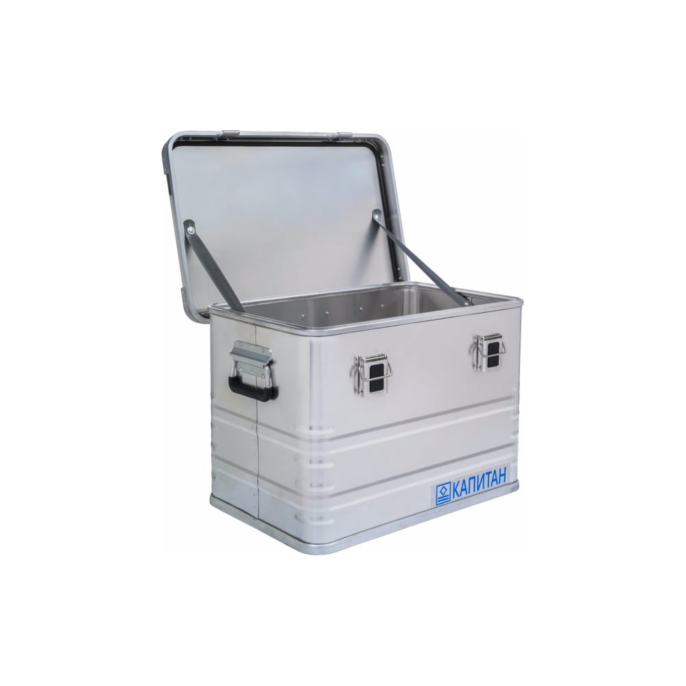 Изображение товара Алюминиевый ящик Капитан 70564 универсальный 73 л, серебристый