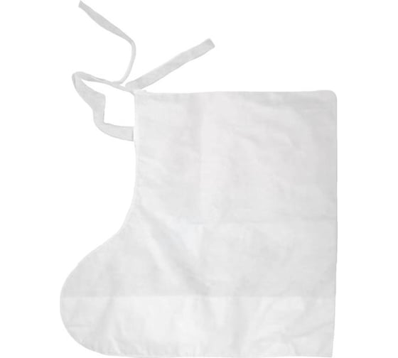 Изображение товара Одноразовые бахилы ООО Комус высокие тип смс 50г, белые, 10 пар 1318672