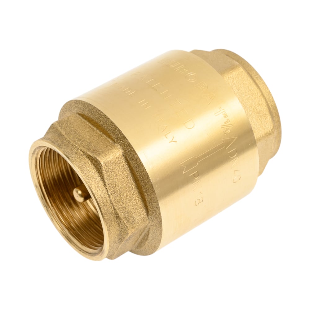 Изображение товара Обратный клапан с металлическим седлом STOUT 1 1/2 профессиональный для сантехники