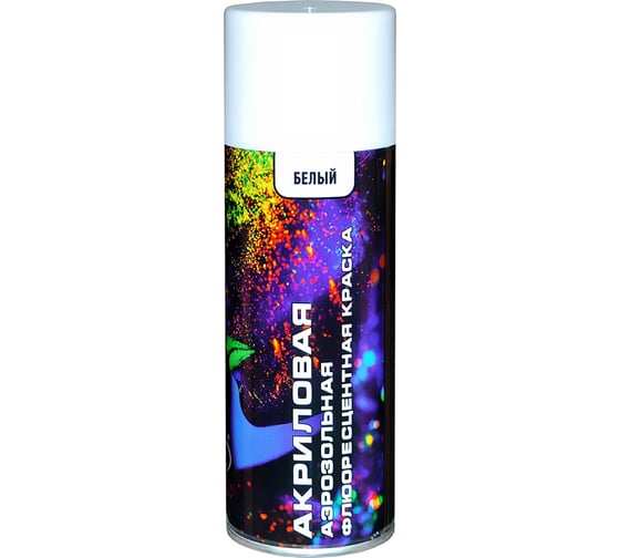 Изображение товара Флюорисцентная краска Veslee аэрозольная, белая V1007