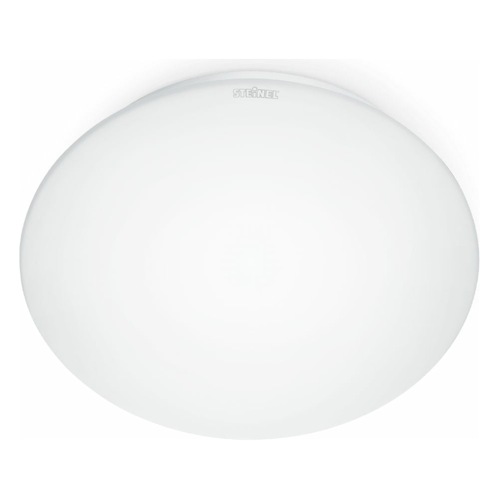 фото Потолочный светильник с датчиком движения steinel rs 16 led glass ip 44 white matt 035105