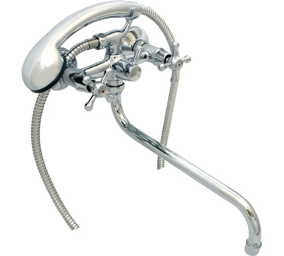 Изображение товара Смеситель для ванны и умывальника ARGOTECH DOM, 1/2, клапанный, труб. излив 310 мм 34168