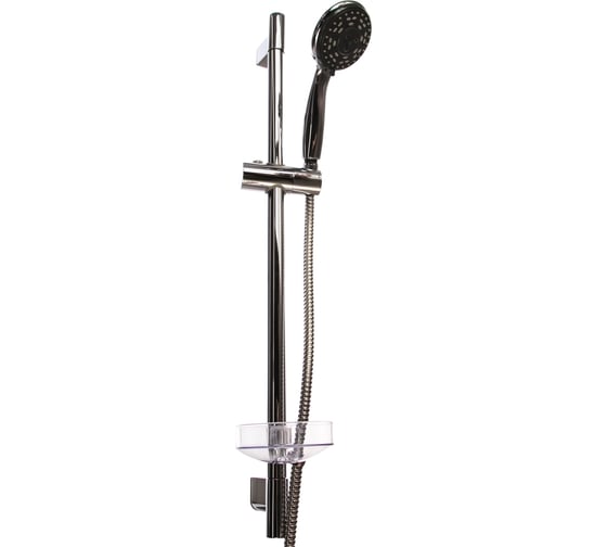 Изображение товара Душевой набор: лейка, шланг, стойка, мыльница, ARGOTECH LIRA-B 36415