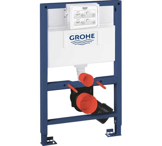 Изображение товара Система инсталляции для унитаза GROHE Rapid SL со смывным бачком 6/9 л, высота 0,82 м 38526000