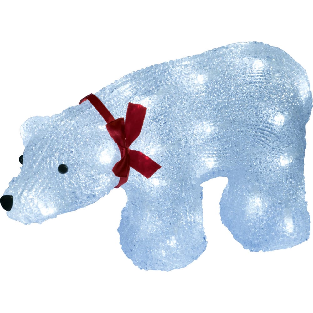Купить Светодиодная фигура Uniel, ULD-M3423-040/STA WHITE BEAR Белый медведь