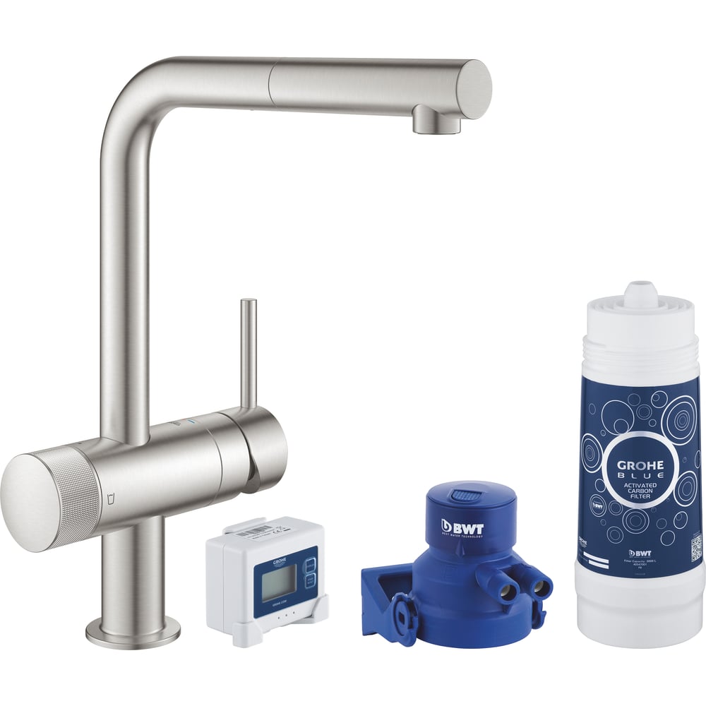 фото Смеситель для мойки grohe blue pure minta без электроники 30382dc0