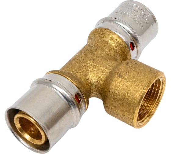 Изображение товара Тройник-переходник с внутренней резьбой STOUT 26х3/4х26 прессовой SFP-0007-003426 RG008S9C21NJTI