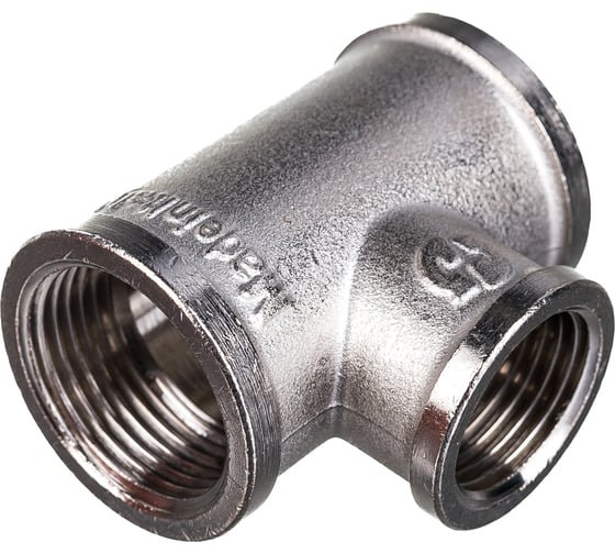 Изображение товара Переходной никелированный тройник STOUT ВВ 3/4X1/2X3/4 SFT-0022-341234 RG008Q0QTEIEBL