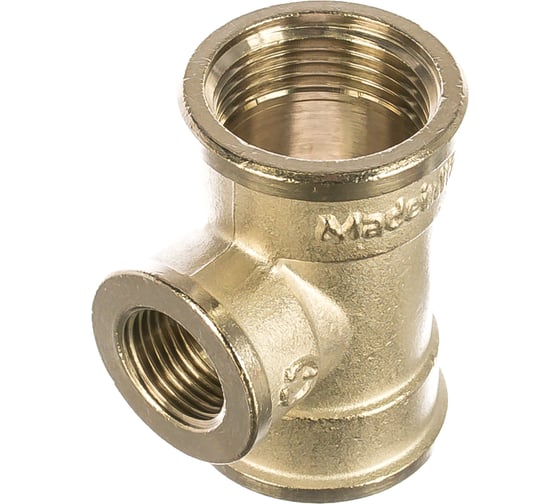 Изображение товара Переходной никелированный тройник STOUT ВВ 1X1/2X1 SFT-0022-001121 RG008Q0QTEKJSG