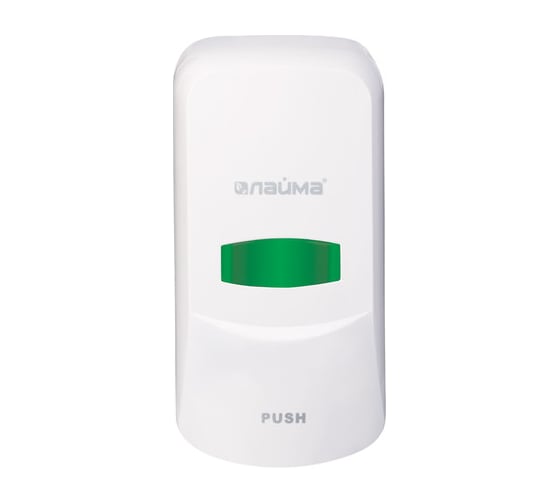 Изображение товара Диспенсер для жидкого мыла ЛАЙМА PROFESSIONAL, наливной, 0,6 л, белый, ABS-пластик, 601423