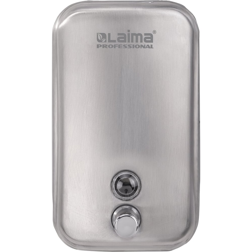 Изображение товара Диспенсер для жидкого мыла ЛАЙМА PROFESSIONAL 1л из нержавеющей стали