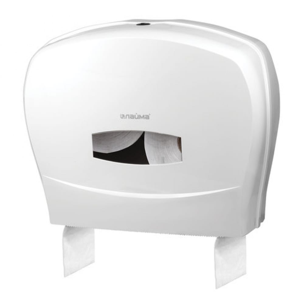 Купить Диспенсер для туалетной бумаги лайма professional, большой, белый, abs-пластик, 601428