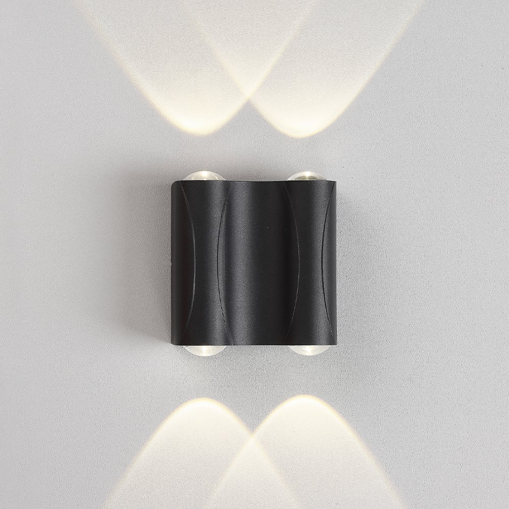 Изображение товара Уличный настенный светильник Crystal lux CLT 022W2 BL 4000K IP65 современный уличный свет
