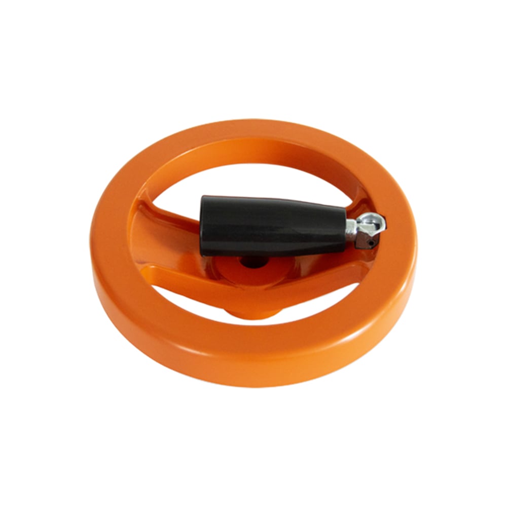 Изображение товара Маховик с двумя спицами EMES ACKKT20018 алюминиевый, легкий, надежный, 125x125x45 мм