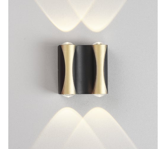 Изображение товара Уличный настенный светильник Crystal lux CLT 022W2 BL-GO 4000K