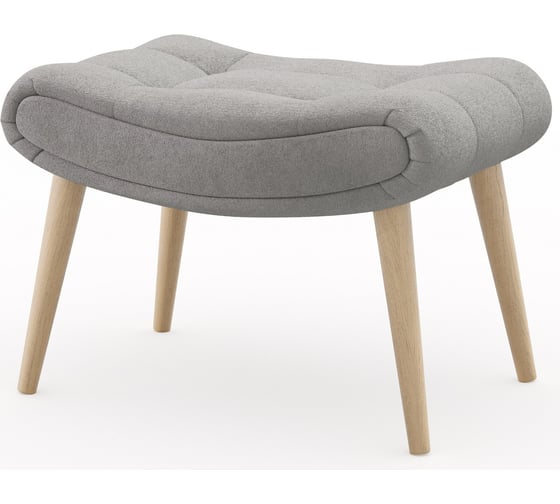 Изображение товара Пуф Любимый дом Слайм светло-серый, ткань ULTRA SMOKE ЛД 330.031.000