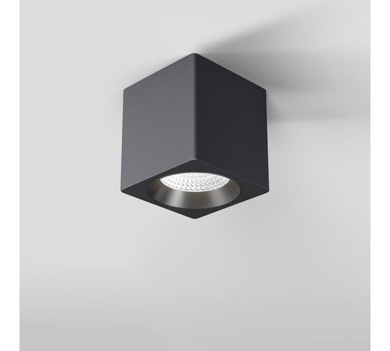 Изображение товара Потолочный светодиодный светильник Elektrostandard matrix 9w 4000к черный 25051/led a065287