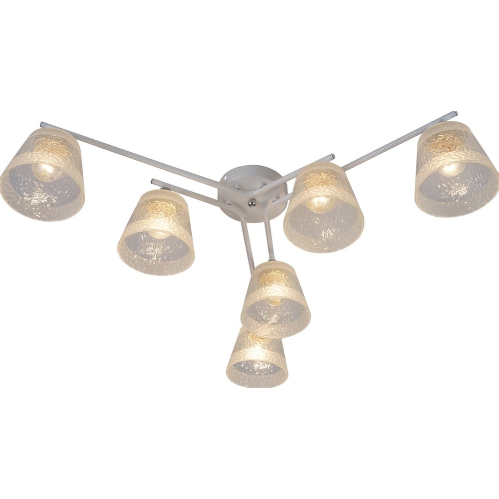 Изображение товара Люстра Rivoli Constance 6 ламп Е27 модерн белый хром 3155306