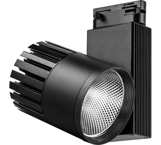 Изображение товара Трековый светодиодный светильник FERON 40W, 3600 Lm, 4000К, черный, 3-х фазный, AL105 32952