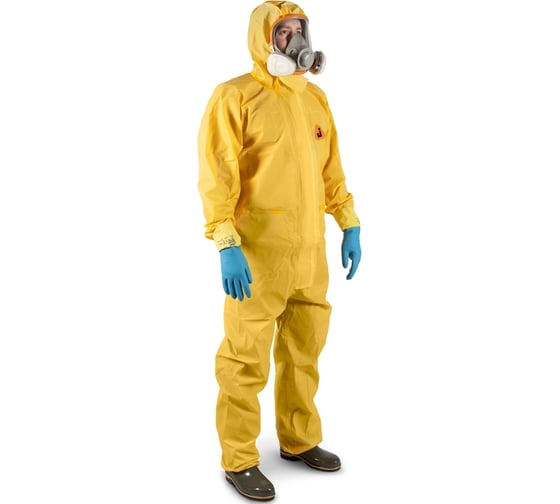 Изображение товара Комбинезон хим.защиты Jeta Safety плотн. 82 г/м2, (3, 4 тип), размер XXXL/56-58 JPC-800-XXXL