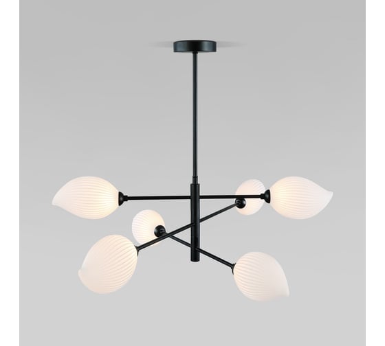 Изображение товара Подвесной светильник Eurosvet с акриловым плафонами 30189/6 черный a065721