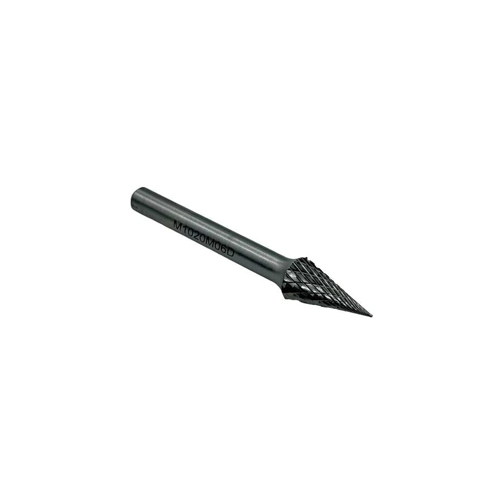 Изображение товара Бор-фреза твердосплавная M102006 10 мм коническая с заостренным концом TORNERI