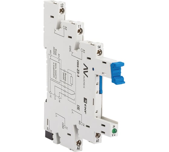 Изображение товара Разъем для реле EKF РM slim 23/1 Push-in AVERES rms-23-1-push