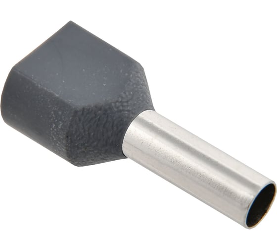 Изображение товара Наконечник IEK ншви2 4,0-12 серый 20штук/упаковка UTE10-4-D4-0-100