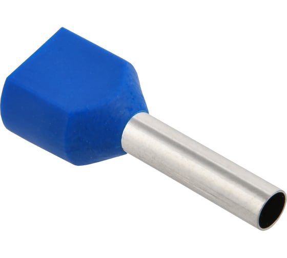 Изображение товара Наконечник IEK ншви2 2,5-12 синий 20штук/упаковка UTE10-4-D3-3-100