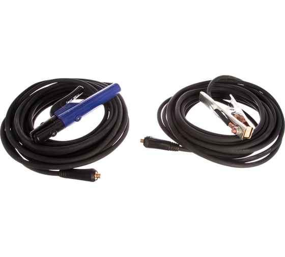 Изображение товара Комплект сварочных проводов КГ16 (10+10 м; 300 А; DX25; сечение 16 мм²; медь) Gigant G-823