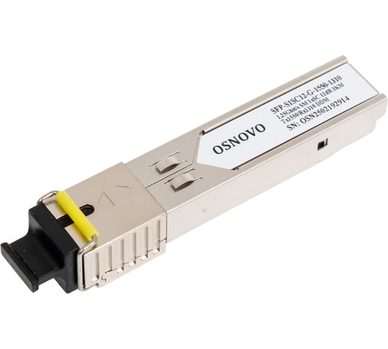 Изображение товара Оптический SFP модуль OSNOVO SFP-S1SC12-G-1550-1310 sct1199