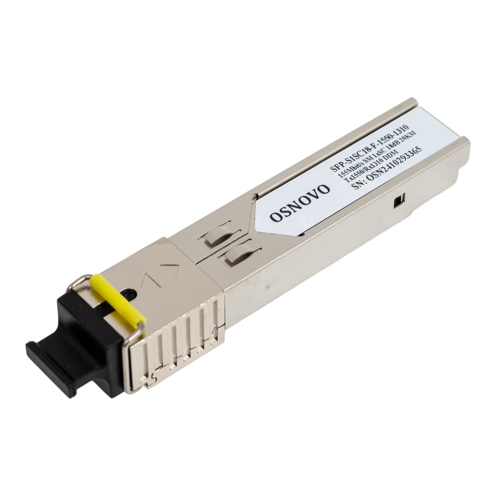 Изображение товара Оптический SFP модуль OSNOVO SFP-S1SC18-F-1550-1310 sct1229