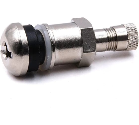 Изображение товара Вентиль для датчика давления для бескамерных шин HQ-mech ms525l/4 шт., разбрный хромированный d 11.5 мм, l 46 мм УТ000002946