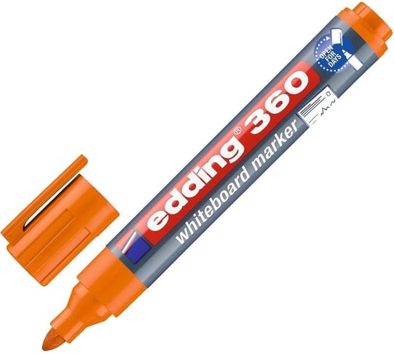 Изображение товара Маркер для белых досок EDDING 3606 оранжевый, 1.5-3 мм 1183288