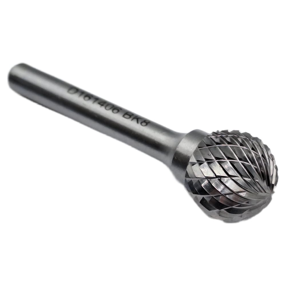 Изображение товара Бор-фреза твердосплавная сферическая D161406 16 мм для металлов и дерева