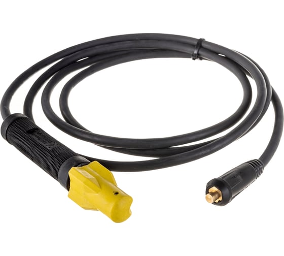 Изображение товара Электрододержатель с кабелем в сборе К16 (3 м; 300 А; DX25; сечение 16 мм²; медь) Gigant G-827