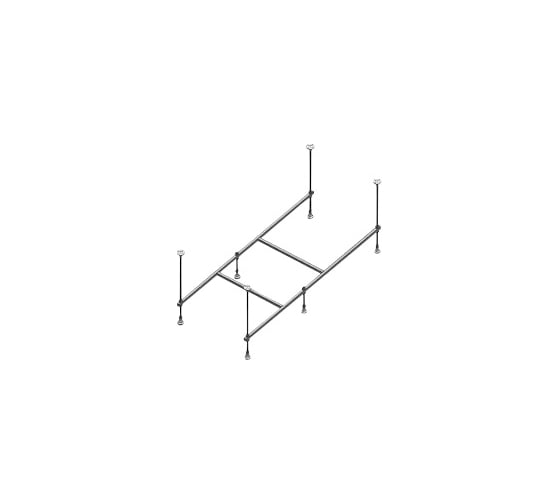 Изображение товара Сборный каркас к ванне Ника 150 AQUATEK KAR-0000034 00000060161