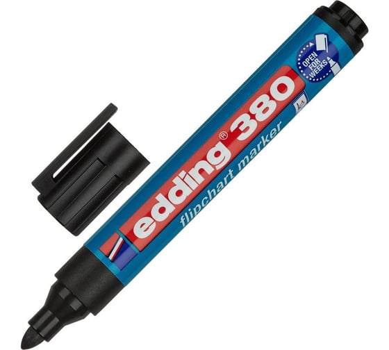 Изображение товара Маркер для флипчартов по бумаге EDDING e-3801 черный 43840