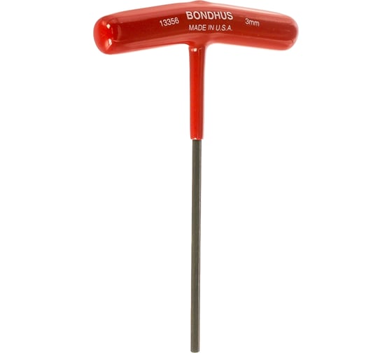 Изображение товара Т-образный ключ BONDHUS 3,0 мм, l=120 мм 13356