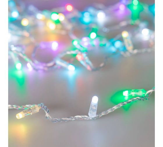Изображение товара Светодиодная гирлянда Ardecoled ARD-STRING-CLASSIC-20000-CLEAR-200LED-SYNC RGB 1шт 028207