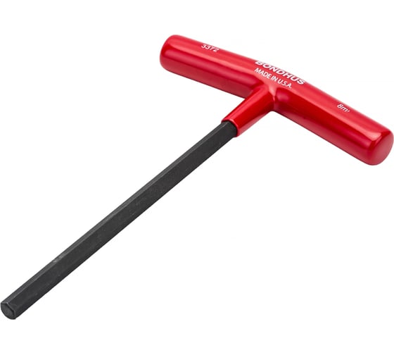 Изображение товара Т-образный ключ BONDHUS 8,0 мм, l=202 мм 13372